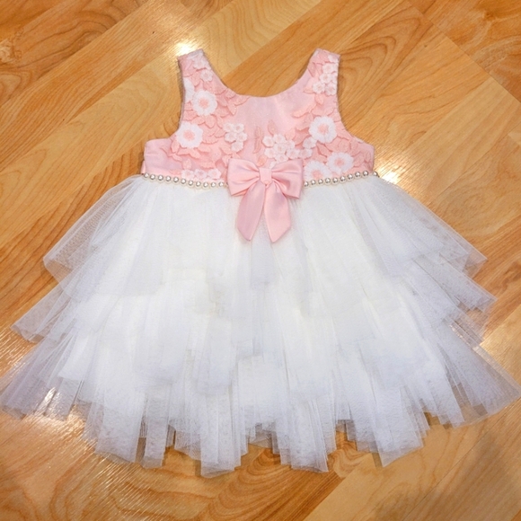 American Princess Baby Tulle Formal Occasion Dress Size 18 Months - Picture 1 of 8